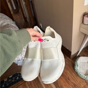 Women's Cream APL Slip-On Sneakers